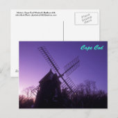Kaapjesmolen bij Twilight Briefkaart (Voorkant / Achterkant)