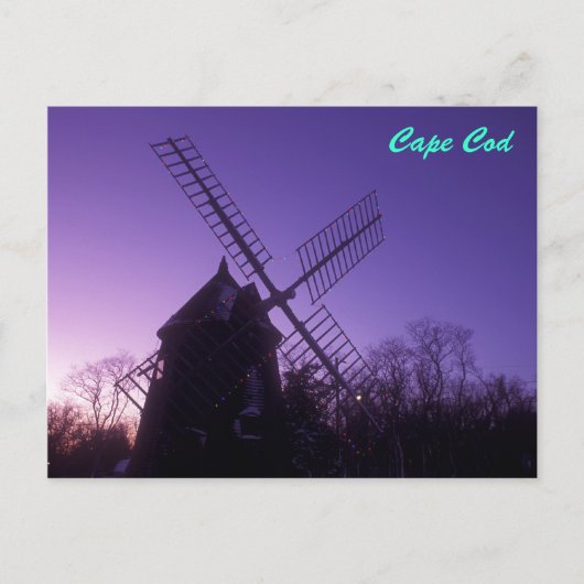 Kaapjesmolen bij Twilight Briefkaart (Voorkant)