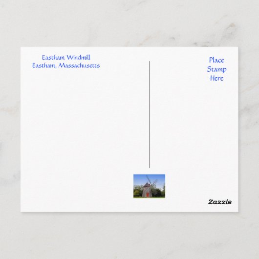 Kaapjespasje voor astam-windmill briefkaart (Achterkant)