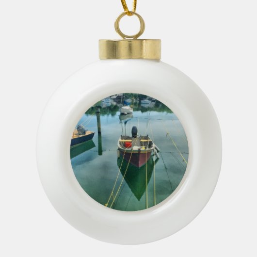 Kaapkabeljauw Harbour - kerstboomversiering Keramische Bal Ornament (Voorkant)