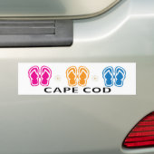 Kaapkabeljauw-Teenslippers Bumpersticker (Op auto)