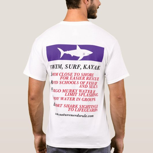Kaapkabeljauw, veiligheid bij haaien - Truro T-shirt (Achterkant)