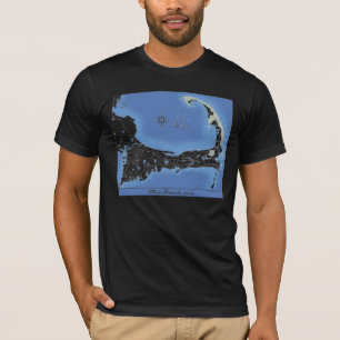Kaapkabeljauwstranden - Kaart T-shirt