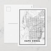 Kaapkoraalkaart Feestdagenkaart (Voorkant / Achterkant)