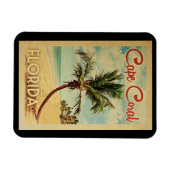 Kaapkoraalpalm — Vintage-reizen Magneet (Horizontaal)