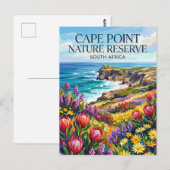Kaappunt-natuurreservaat Zuid-Afrika Briefkaart (Voorkant / Achterkant)