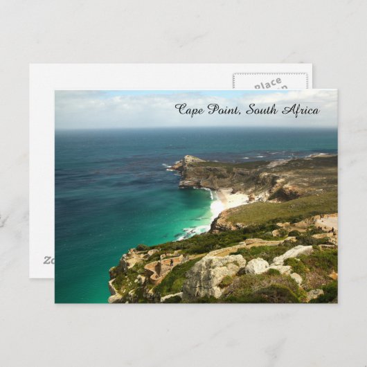 Kaappunt, Zuid-Afrika Briefkaart (Voorkant / Achterkant)