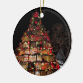 Kaapse bruinvis viert kerstversiering keramisch ornament (Links)