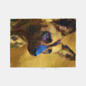 kaapse jachthond fleece deken (Voorkant (Horizontaal))