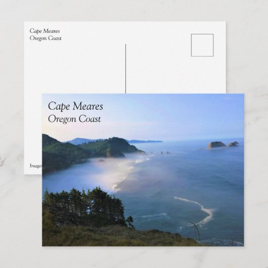 Kaapse kaas, oregonkust briefkaart (Voorkant / Achterkant)