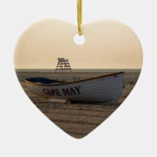 Kaapse reddingsboot keramisch ornament