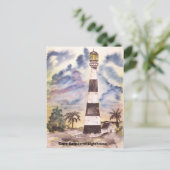 Kaapse vuurtoren, Kaap Canaveral Light ... Briefkaart (Staand voorkant)