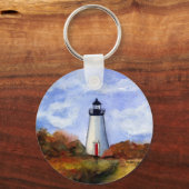 Kaapse vuurtoren Martha's wijnwerven Sleutelhanger (Voorkant)