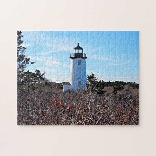Kaapse vuurtoren, Massachusetts Chappaquiddick Legpuzzel (Horizontaal)