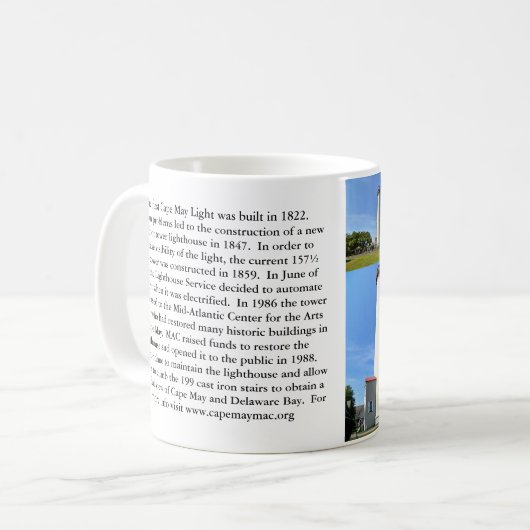 Kaapse vuurtoren, Mok New Jersey (Voorkant links)