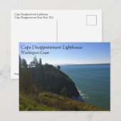 Kaapse vuurtoren, Washington Briefkaart (Voorkant / Achterkant)
