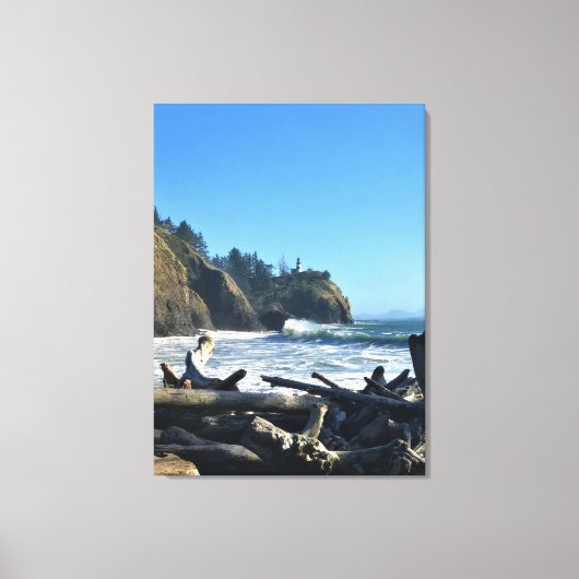 Kaapse vuurtoren, Washington Canvas Afdruk (Voorkant)