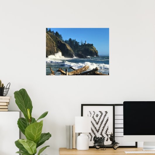 Kaapse vuurtoren, Washington Poster (Thuiskantoor)