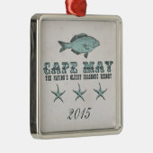 Kaapse zeehaven Metalen Ornament (Rechts)