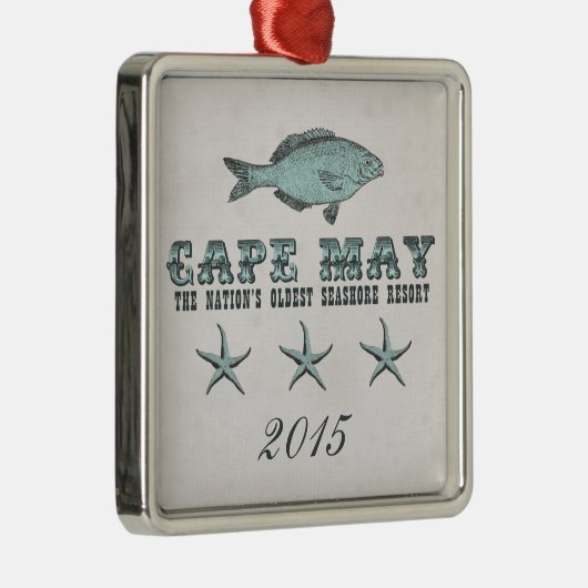  Kaapse zeehaven Metalen Ornament (Rechts)