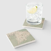 Kaapskaart 4 Steen Onderzetter (Zijkant)