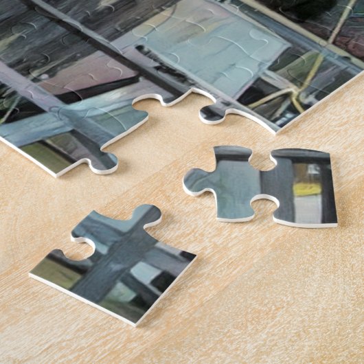 Kaapskabeljauw, bruingeschenken en siervoorwerpen legpuzzel (Zijkant)