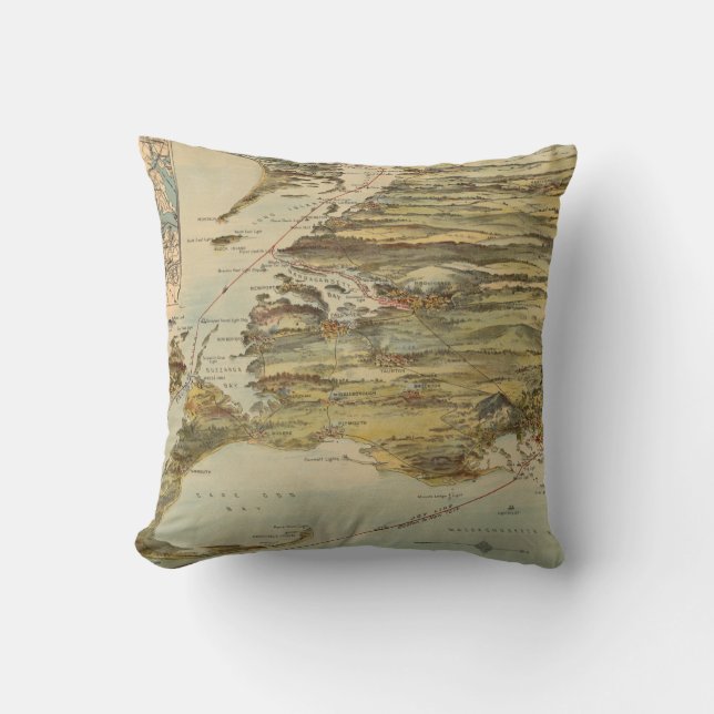  Kaapskabeljauw en NYC-routekaart voor de route na Kussen (Voorkant)