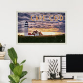 Kaapskabeljauw is blij met uw reizen poster (Thuiskantoor)