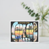 Kaapskabeljauw, Massachusetts  Big Letters Briefkaart (Staand voorkant)