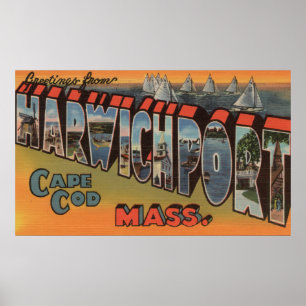 Kaapskabeljauw, Massachusetts (Harwichport) Poster