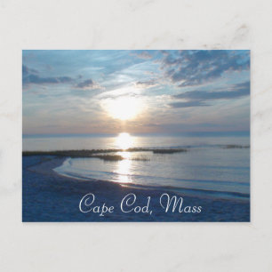 Kaapskabeljauw, Massachusetts Ocean Sunset Briefka Briefkaart