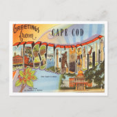 Kaapskabeljauw, Massachusetts Travel Briefkaart (Voorkant)