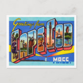 Kaapskabeljauw, Massachusetts Travel Briefkaart (Voorkant)