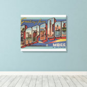 Kaapskabeljauw, MassachusettsGrote letterscènes Canvas Afdruk (Insitu (Houten vloer))