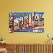 Kaapskabeljauw, MassachusettsGrote letterscènes Canvas Afdruk (Insitu (Woonkamer))