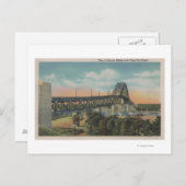 Kaapskabeljauw, MassachusettsView of Bourne Bridge Briefkaart (Voorkant / Achterkant)