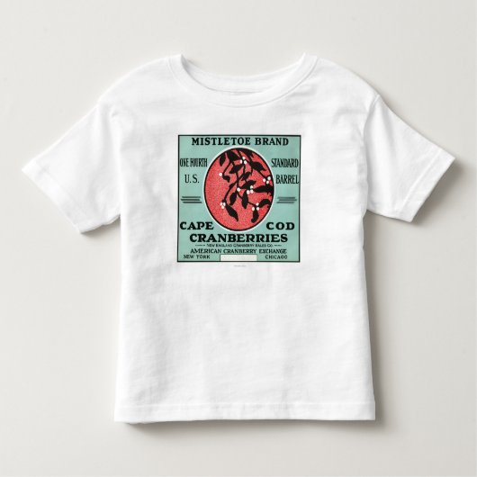 Kaapskabeljauw Mistletoe Brand Cranberry Label Kinder Shirts (Voorkant)