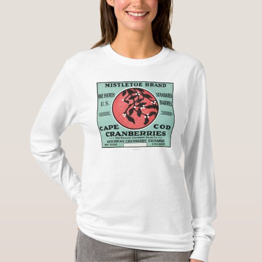 Kaapskabeljauw Mistletoe Brand Cranberry Label T-shirt (Voorkant)