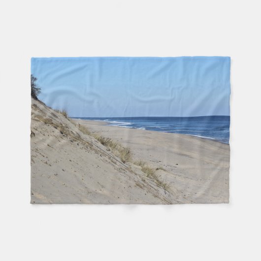 Kaapskabeljauw Nationale Seashore Fleece Deken (Voorkant (Horizontaal))