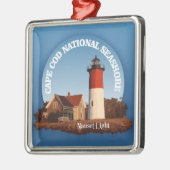 Kaapskabeljauw Nationale Seashore Metalen Ornament (Links)