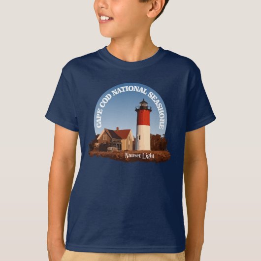 Kaapskabeljauw Nationale Seashore T-shirt (Voorkant)
