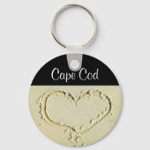 Kaapskabeljauw op een Sleutelhanger met zandstrand (Voorkant)