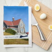 Kaapskabeljauw. Theedoek (Quarter Fold)