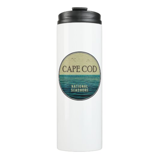 Kaapskabeljauw - vogelsoorten in de kustwateren thermosbeker (Voorkant)