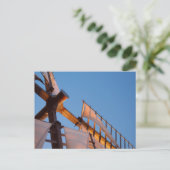 Kaapskabelmolen op zonsondergang briefkaart (Staand voorkant)