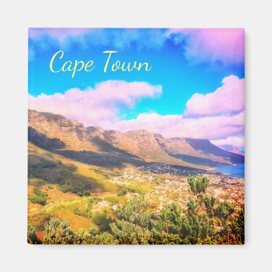 Kaapstad 12 postbodes in de Oostzee Magnet (Voorkant)