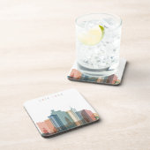 Kaapstad, Afrika | City Skyline Drankjes Onderzetter (Rechterzijde)