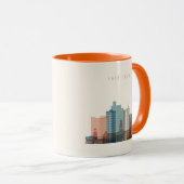 Kaapstad, Afrika | City Skyline Mok (Voorkant rechts)