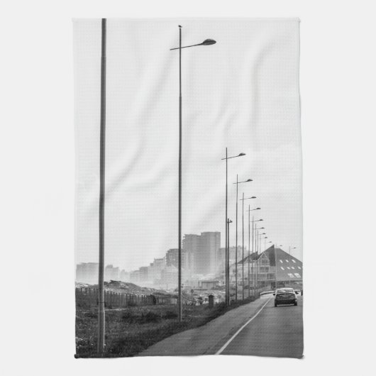 Kaapstad Blouberg Architectuur ZA Zuid-Afrika Theedoek (Verticaal)