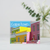 Kaapstad Bo-Kaap Cityscape Zuid-Afrika Briefkaart (Staand voorkant)